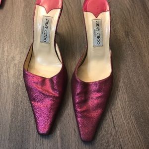 Jimmy Choo Romy Glitter Shoes
